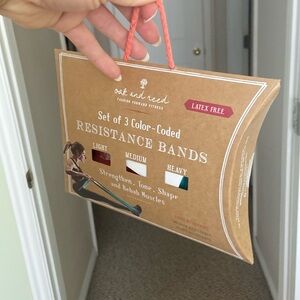 Set of 3 brand new exercise stretch bands new in box